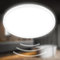 BRILONER - LED Deckenlampe mit Bewegungsmelder 3m Reichweite IP44, neutralweiße Lichtfarbe, flach, 120 Grad Erfassung, Deckenleuchte, LED Panel, Badlampe, Badezimmerlampe, 42x3 cm, Weiß