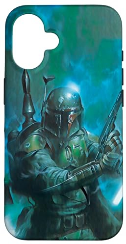 Star Wars Classic Boba Fett Battle Ready Green Case for iPhone 16