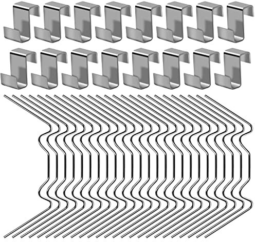 Lot de 50 Clips De Vitrage Serre pour Jardin, Pinces en W pour Verre de Serre, Clips de Chevauchement en Z pour Serre, Support de Clips de Serre Résistant à la Rouille