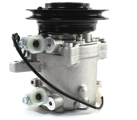 VNSMM Compresor Aire Acondicionado Coche Compresor de Aire Acondicionado SVO7E Compresor de Aire Acondicionado para Tractor Kubota M108S M5040 M7040 M8540 M9540 Repuestos Compresor A/C