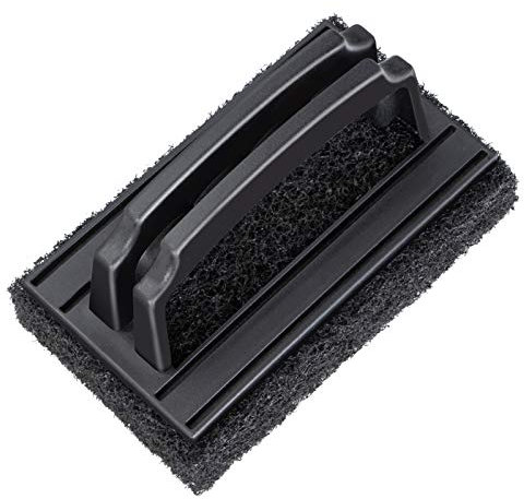 Grill Cleaning Brush Bristle BBQ Cleaner with Heavy Duty Scrubber Pad BBQ Cleaning Sponge Brush Barbecue Cleaner for Gas Charcoal Porcelain Grill Tools