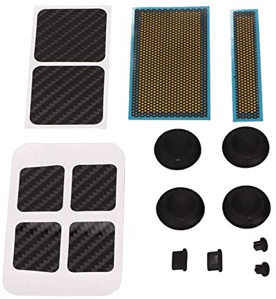 Yctze Kit de Consola de Juegos Steam Deck: Pegatinas, Pantalla, Joystick y Enchufes para Defensa