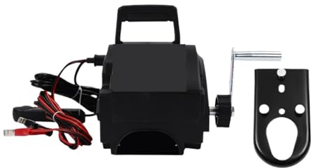 SMTYXS Argano Elettrico Portatile con Telecomando Cablato, Motore, for Barche, Fune di Trazione Gruppo Potente