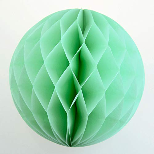 1 Wabenball 10cm ( mintgrün / mint 513 ) // Wabenbälle Raumdeko Honeycomb Papier Deko Party Hochzeit Ball PomPom