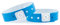 iboo - 100 Bracelets Plastique Vinyle Bleu Deep pour Évènements Festivals – Idéal pour la sécurité - 25 x 1,6 cm