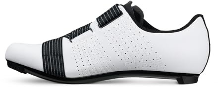 Fizik Unisex R5 Tempo Powerstrap Radschuhe, weiß/schwarz, 40.5 EU