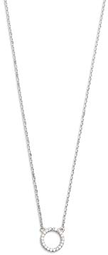Xenox XS3573 Halskette mit Anhänger Damen Kreis Zirkonia Silber