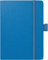 Brunnen 1073266321 Taschenkalender Modell 732 Kompagnon, 2 Seiten = 1 Woche, 10 x 14 cm, Baladek-Einband blau, Kalendarium für 18 Monate (Juli 2020 bis Dezember 2021)