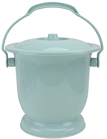 YARNOW Pot de Chambre des Enfants des Femmes Enceintes Femme Urine Seaux Adultes avec Couvercles des Pots D' Urine Urinoirs Crachoir Aîné Urinoirs Nuit Pot Ciel- Bleu
