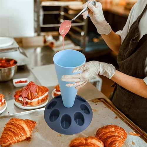 Fublazeze Pastry Bag Holder Stand Plastic Pastry Bag Holder Stand Stand Piping Bag Man/Woman