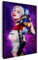 Artmazing | Harley Quinn Bild | Poster & Kunstdrucke | Harley Quinn Poster Sexy | Buntes Poster für Wand | Bild Wohnzimmer groß | Harley Quinn Wandbild | Pop Art Bilder Leinwand | Bild Hochformat