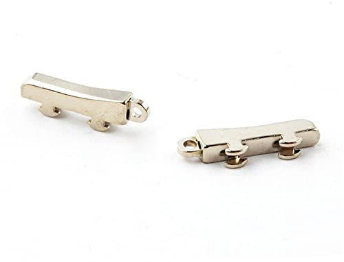 ANNESA 10 Cerniere for Occhiali Spesse 1,0 mm con Custodia for Occhiali Cerniere a Molla Flessibili Parti di Ricambio a Molla Rotta
