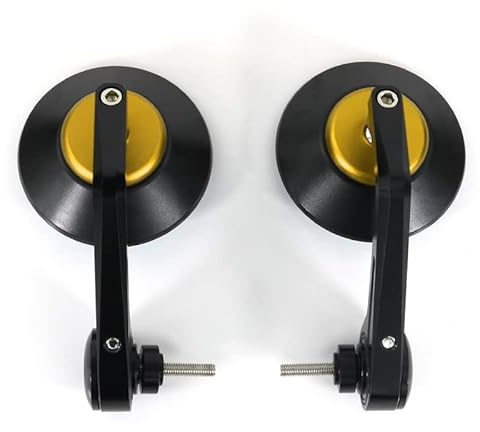 Motorrad Rückspiegel 7/8 Zoll 22 Mm Lenker-Rückspiegel, Lenkerendenspiegel, Passend Für Triumph Daytona Tiger Speed Triple Scrambler Thruxton Trophy