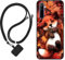 Sunrive Funda Compatible con Realme 6 Pro,Slim Fit Gel Mate Carcasa Case Bumper de Impactos y Anti-Arañazos Espalda Cover (Zorro de Hoja de Arce)+1 X Correa Universal