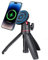 HAFOKO Magnetic Cell Phone Selfie Stick Tripod with 1/4 Magnetic Wireless Charging Tripod Mount Extendable Mini Desktop Smartphone Tripod compatibel for Magsafe iPhone 14/13/12 Pro Max All Phones