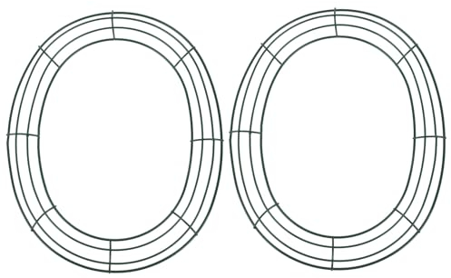 2st Girlanden Eisenring Kranzringe Aus Draht Kranzgestell Aus Eisen DIY Kranz Unterstützung Rahmen Osterkranzhalter Blumenzubehör Base