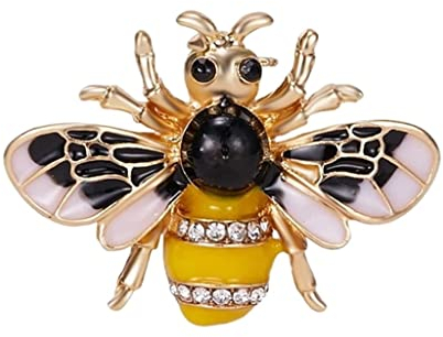 Broche élégante Broches Pour Femmes Diamant Strass Abeille Luxe Broche Festival Broche Diamant Mode Perle Broche Broche Accessoire
