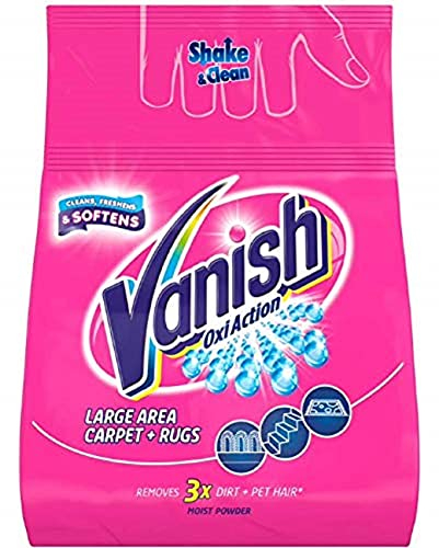 Vanish Oxi Action Upholstery & Carpet Cleaner, Stain Remover Powder for Large Area Cleaning, 650g | Spring Flowers Fragrance | Cleans and Freshens your Carpet