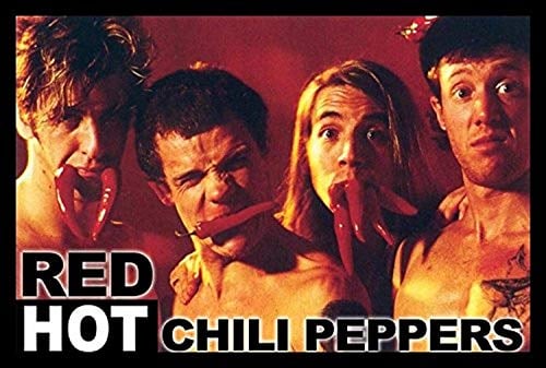 Buyartforless Gerahmtes Poster Red Hot Chili Peppers - Peppers, 91,4 x 61 cm