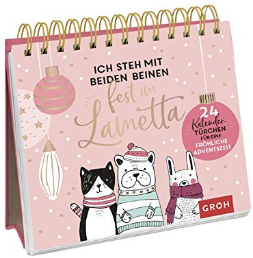 Ich steh mit beiden Beinen fest im Lametta