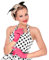W WIDMANN MILANO Party Fashion - Handschuhe, Clown, Theater, Faschingskostüme