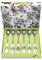 Portmeirion Home & Gifts 6-Piece Tea Spoon, Porcelain, Multi-Colour, 16 x 1.5 x 1 cm