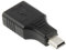 Adattatore mini USB OTG 5 pin verso USB femmina, per collegare una chiave USB all'autoradio o al tablet con porta mini USB