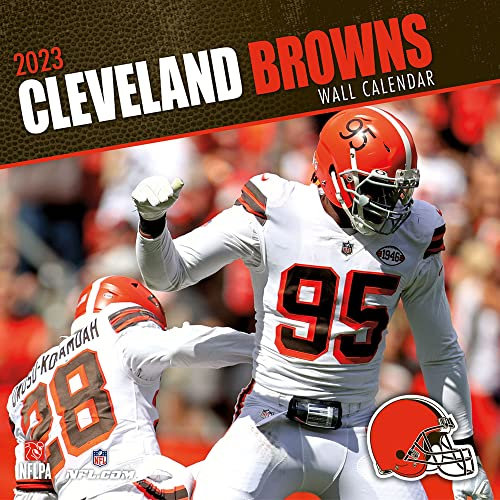 Turner Licensing Cleveland Browns Wandkalender 2023, 30,5 x 30,5 cm