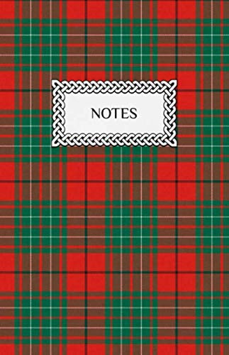 Notes: Lined Journal Notebook | Clan Cumming Tartan | Scottish Plaid Pattern | 5.5” x 8.5” (13.97 x 21.59 cm)