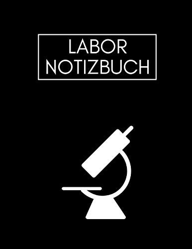 Labor Notizbuch: Großes (ähnlich A4) kariertes Labor Tagebuch & Laborbuch I Für Studenten, Chemiker, Physiker, Biologen und andere Laboranten