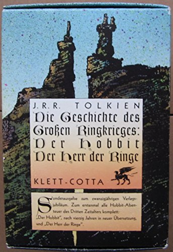 Die Geschichte des Großen Ringkrieges, 7 Bände: Der Hobbit / Der Ring wandert / Der Ring geht nach Süden / Isengarts Verrat / Der Ring geht nach Osten / Der Ringkrieg / Das Ende des Dritten Zeitalters