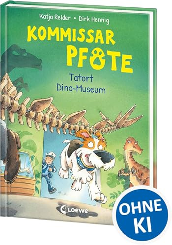 Kommissar Pfote (Band 9) - Tatort Dino-Museum: Begleite den beliebten Hunde-Held bei seiner Spurensuche - Lustiger Kinderkrimi zum Vorlesen und ersten Selberlesen ab 6 Jahren