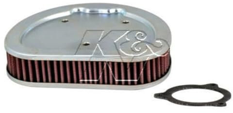 K&N Filtro Aria di ricambio compatibile con Harley Twin Cam Touring 2008-2010 (HD-1508)