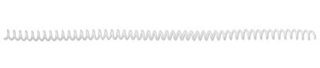 GBC 9665921 CoilBind Binderücken, Plastik, A4, 10 mm, 70 Blatt, 100 Stück, weiß