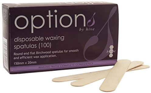 Hive Options épilation à la cire spatules jetables (Lot de 100)