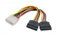 Cablecc - Cavo di alimentazione per hard disk con attacco da IDE a doppio SATA II 15p, 10 cm, 10 cm