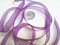 CaPiSo 10mm Organzaband Schleifenband Geschenkband Chiffonband Organza (Lila, 50m)