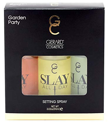 Slay All Day Setting Spray - Garden Party Set by Gerard Cosmetic for Women - 3 Pc 1.01oz Peach, 1.01 Lemongrass, 1.01oz Green Tea