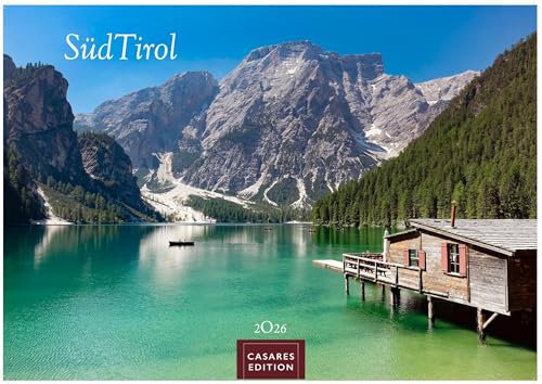 Südtirol Kalender 2026 – Wandkalender | Fotokalender Italien 35x50cm - 12 eindrucksvolle Fotografien aus Südtirol: Dolomiten, Bergseen, Almen und Traditionsorte