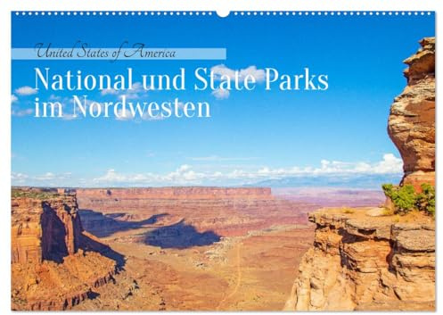 USA - National und State Parks im Nordwesten (Wandkalender 2026 DIN A2 quer), CALVENDO Monatskalender: Ein Kalender voller atemberaubender Aufnahmen ... das ganze Jahr über einfängt. (CALVENDO Orte)
