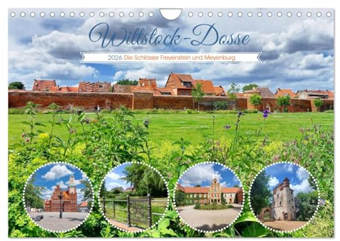 Wittstock-Dosse - Die Schlösser Freyenstein und Meyenburg (Wandkalender 2026 DIN A4 quer), CALVENDO Monatskalender: Die wunderschöne Kleinstadt ... Schlösser im Wittstocker Land (CALVENDO Orte)