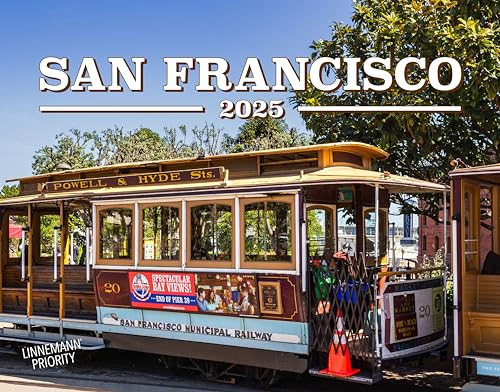 San Francisco 2025 Großformat-Kalender 58 x 45,5 cm