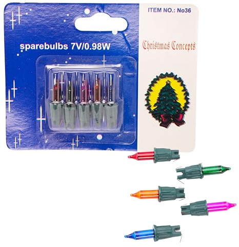 4 Multi Push in Spare Bulbs 7v 0.98w 0.14a