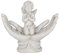 Nemesis Now NEM3997 Cherub-Figur, 11 cm, Resin, weiß, fachmännisch gefertigte Cherub-Figur, Geschenk für neue Eltern, aus feinstem Harz gegossen, fachmännisch handbemalt