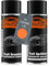 TRISTARcolor Motorradlack Spraydosen Set für Kawasaki 17L Candy Burnt Orange Metallic Grundlack Basislack Sprühdose 400ml
