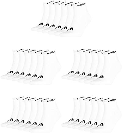 HEAD Unisex Quarter Sportsocken 15er Pack