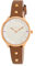 FURLA Damen Analog Quarz Uhr mit Leder Armband R4251102523