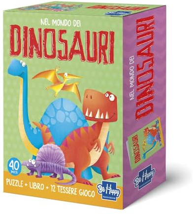 Nel mondo dei dinosauri. Ediz. a colori. Con puzzle 3D