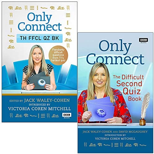 Only Connect Collection 2 Books Set By Jack Waley-Cohen (The Official Quiz Book, The Difficult Second Quiz Book)