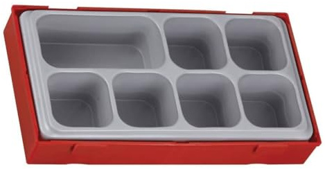 Teng Tools Empty Storage Tray with 7 Compartments - TT01,Silver